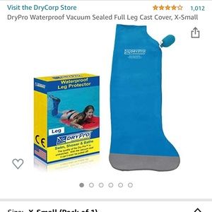 Never used full leg waterproof cast cover